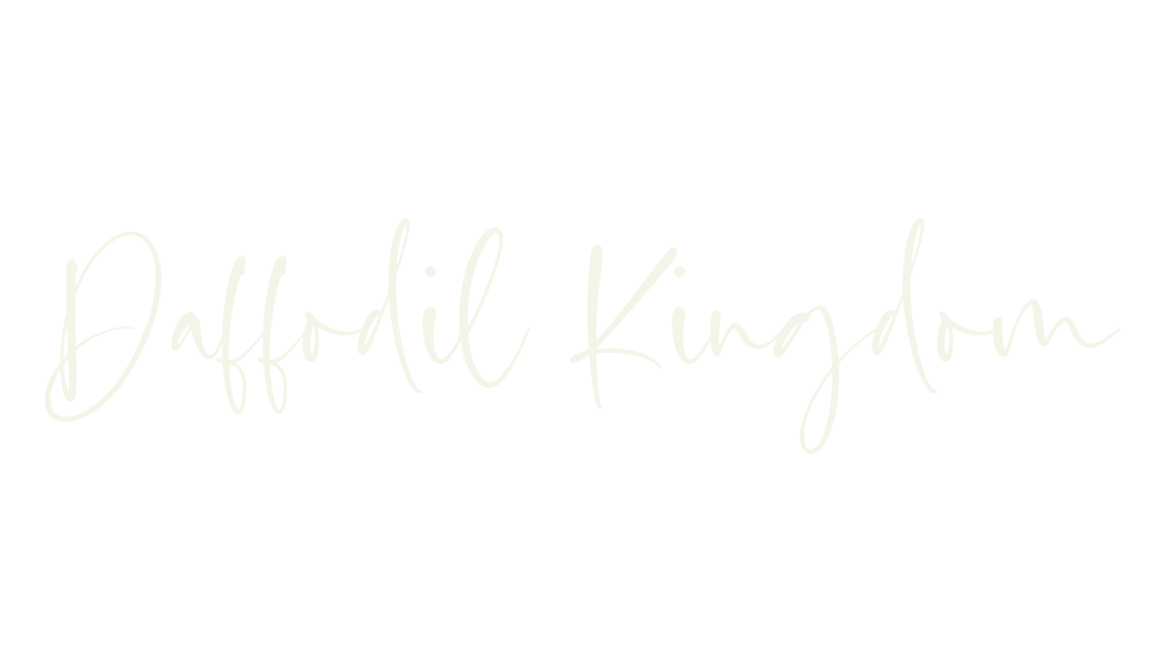 Daffodil Kingdom, handwriting font preview