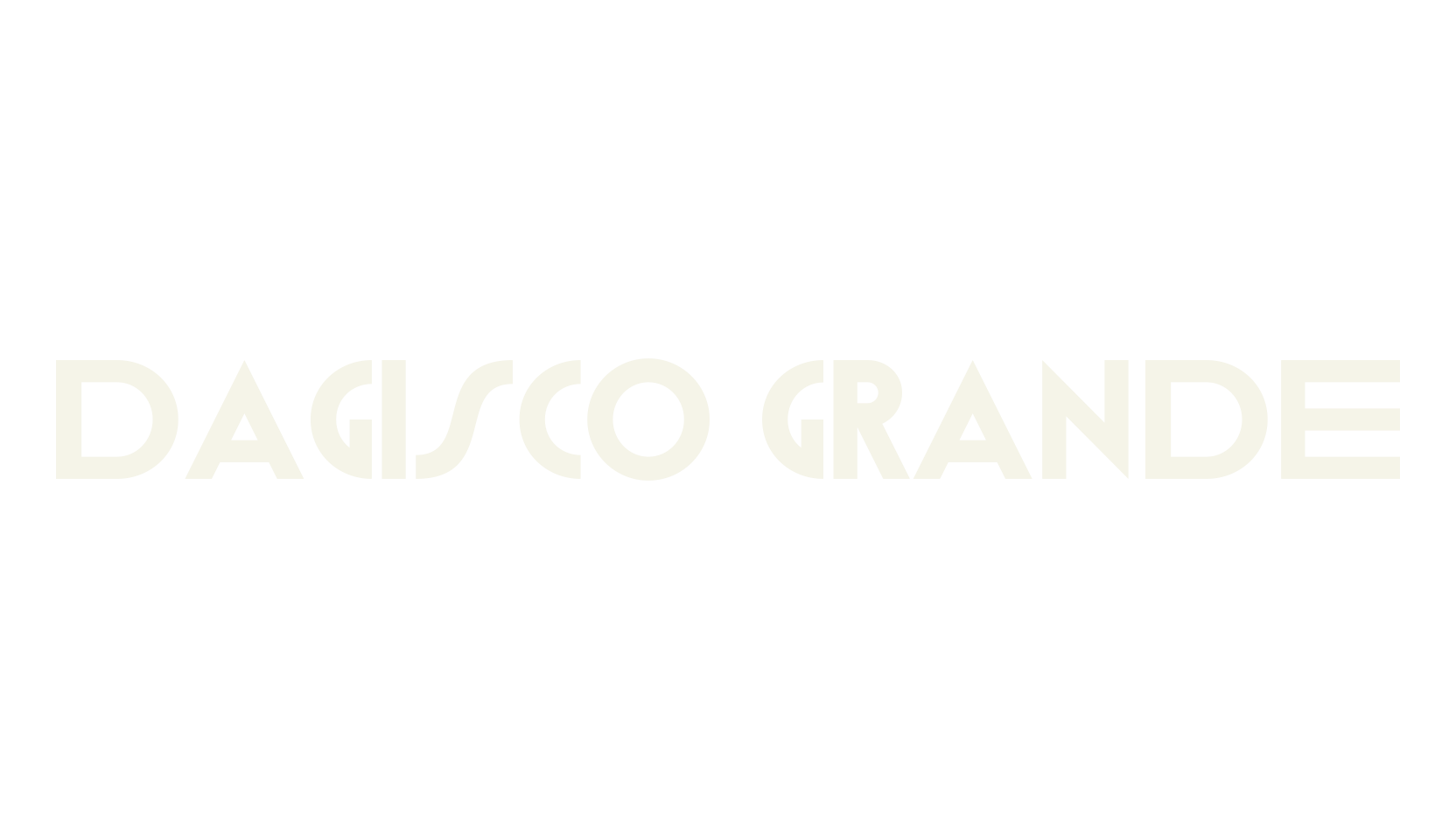 Dagisco Grande, lettering font preview
