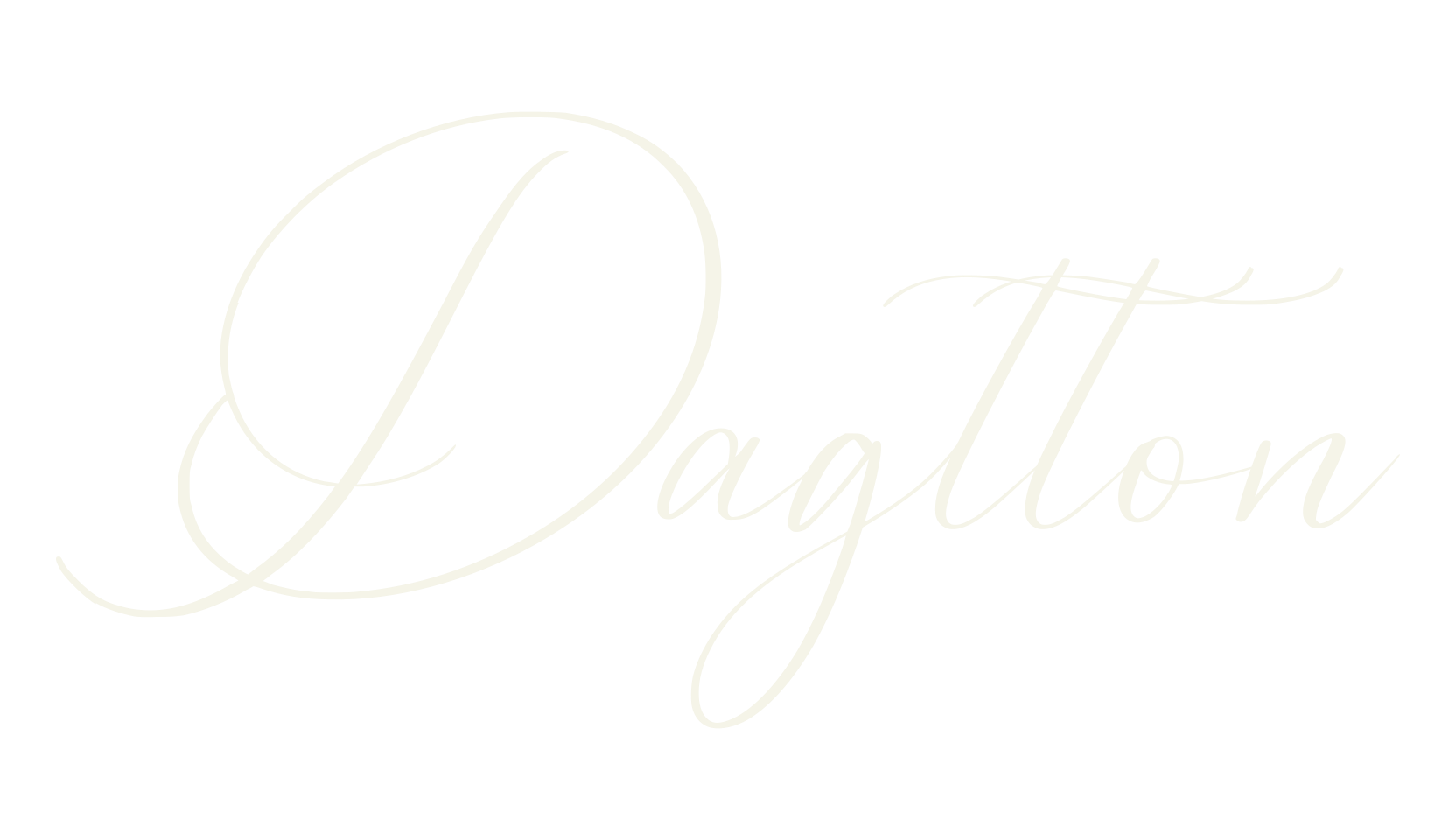 Dagtton, cursive font preview