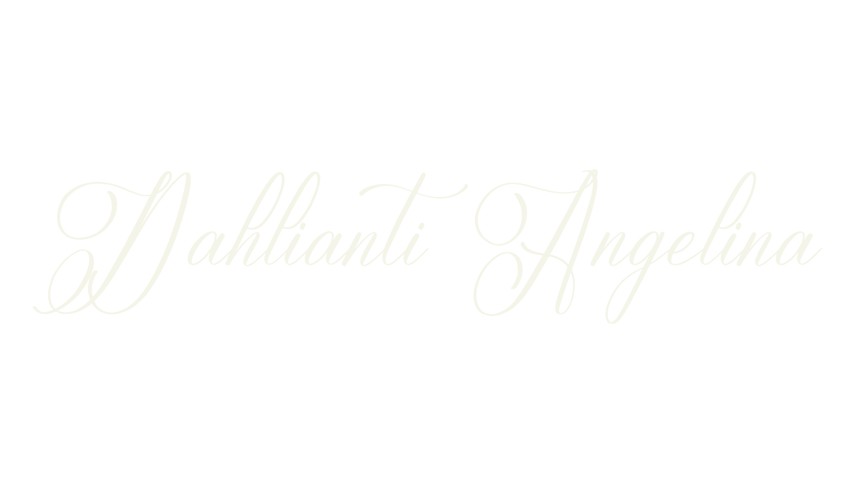 Dahlianti Angelina, script font preview