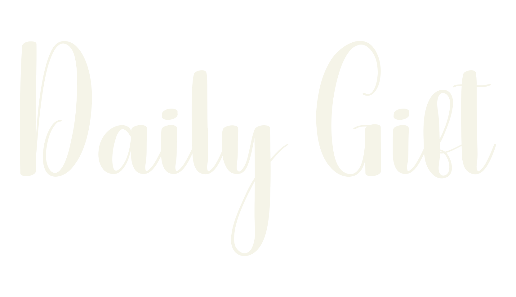 Daily Gift, fashion script font preview