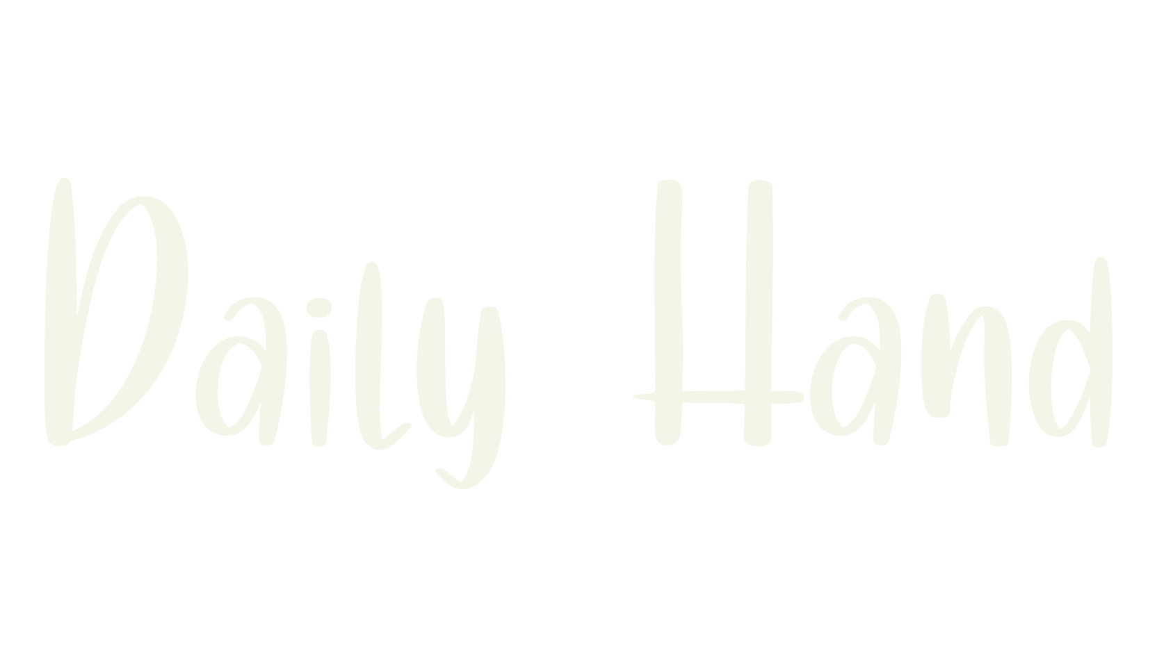 Daily Hand, cool font preview