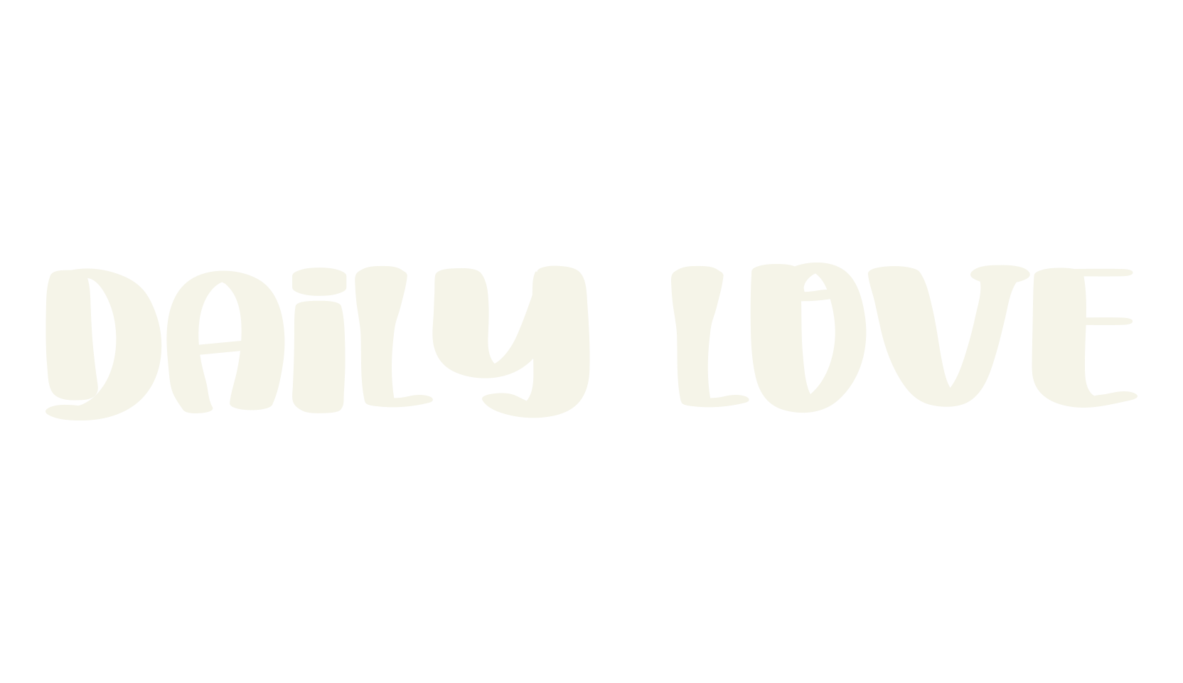 Daily Love, cursive font preview