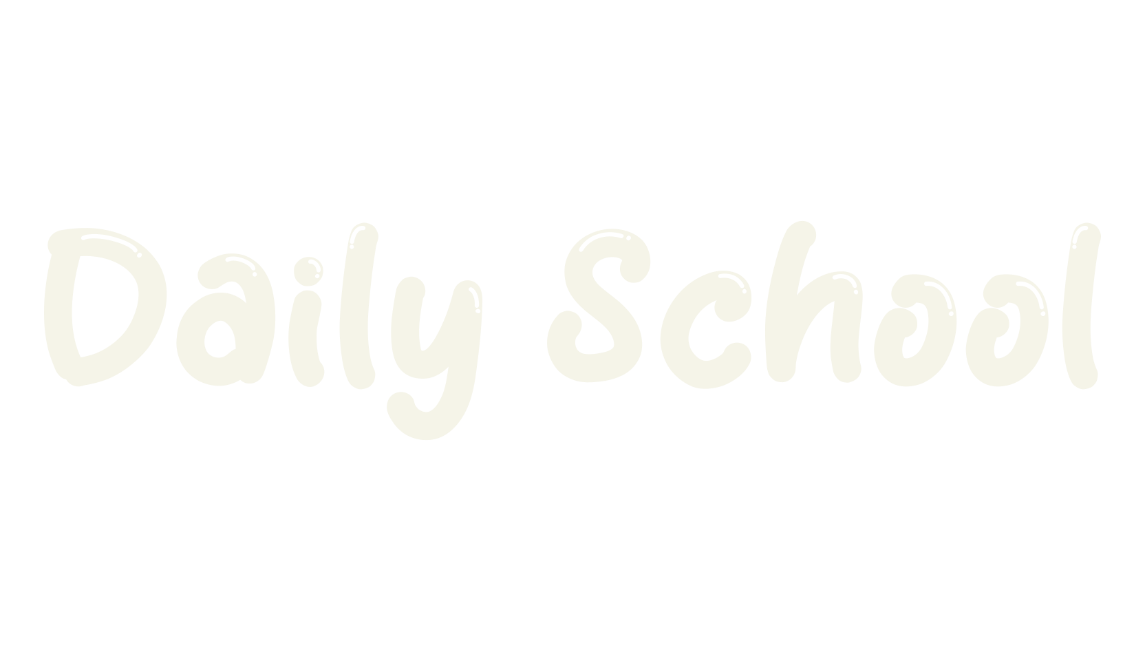 Daily School, school font preview