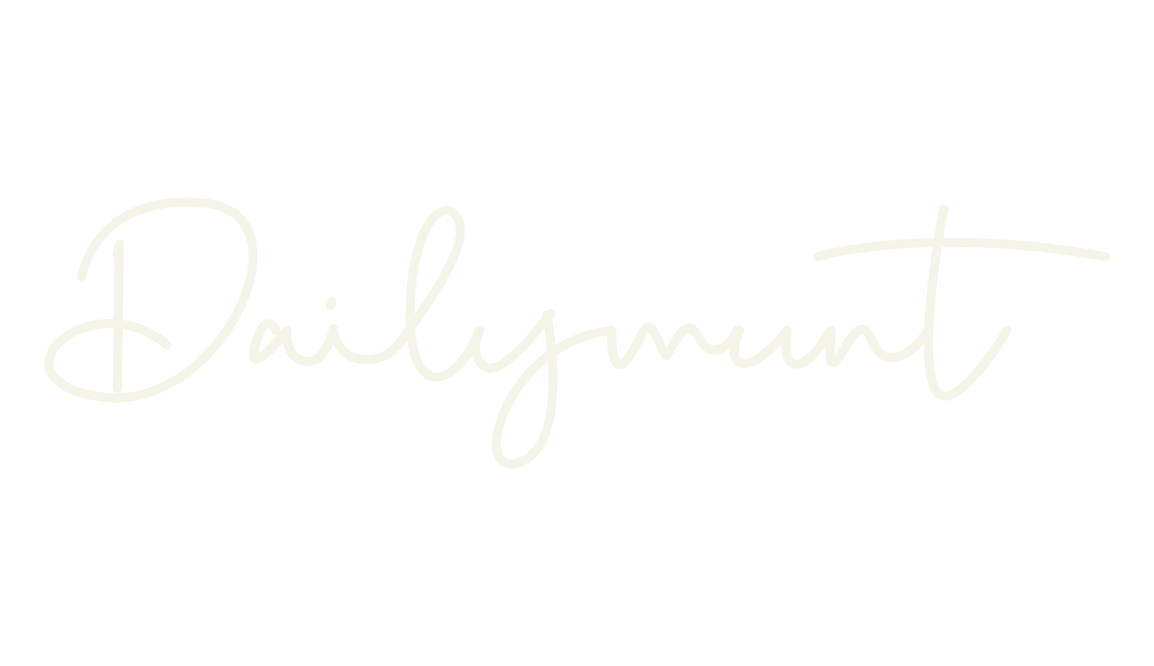 Dailymunt, signature font preview