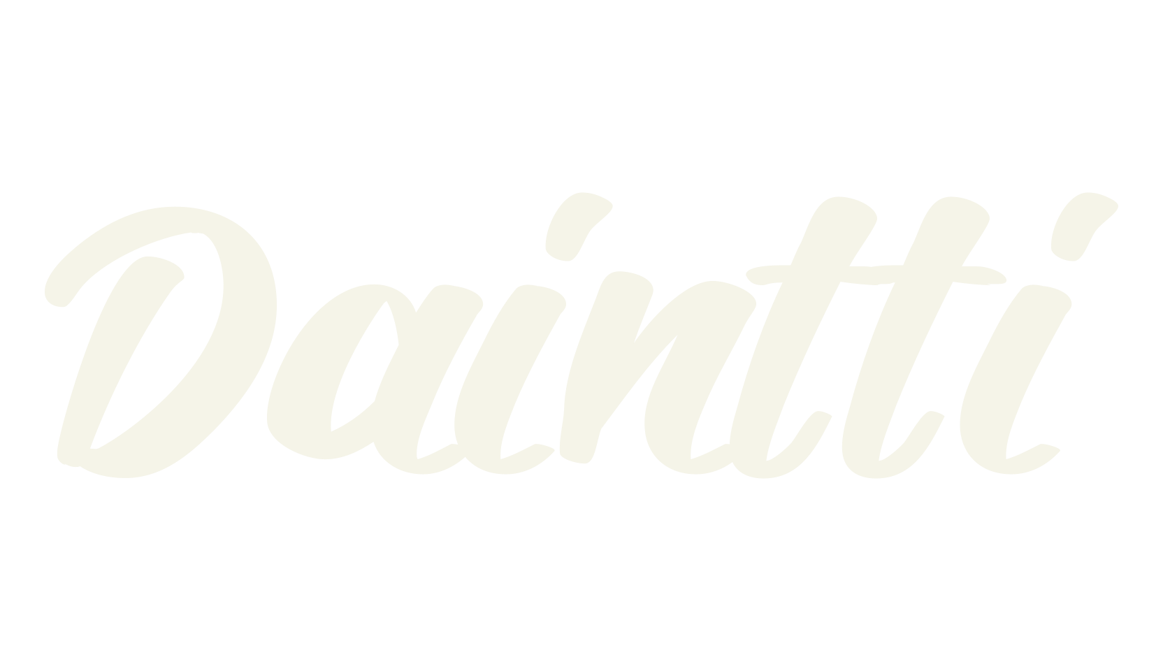 Daintti, calligraphy font preview