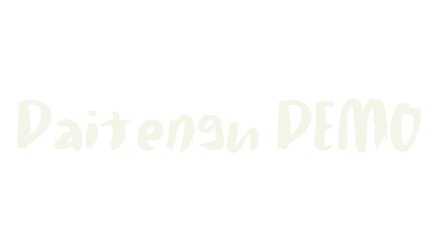 Daitengu DEMO, display market font preview