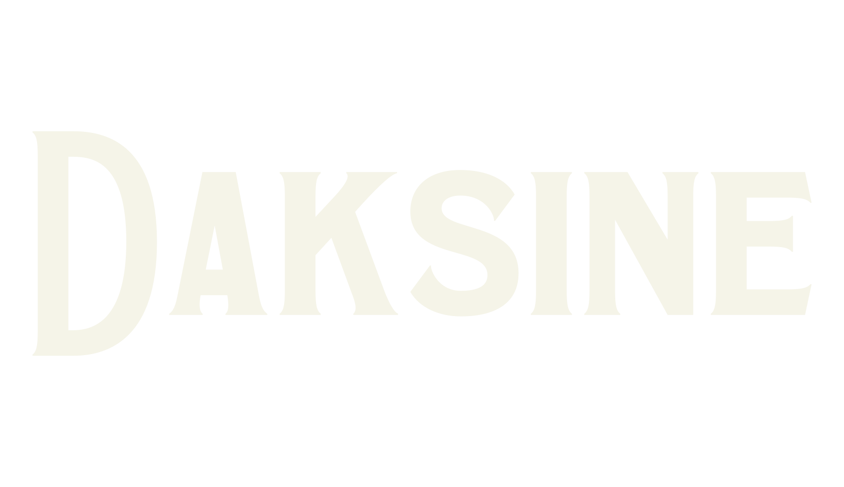 Daksine, tattoo font preview
