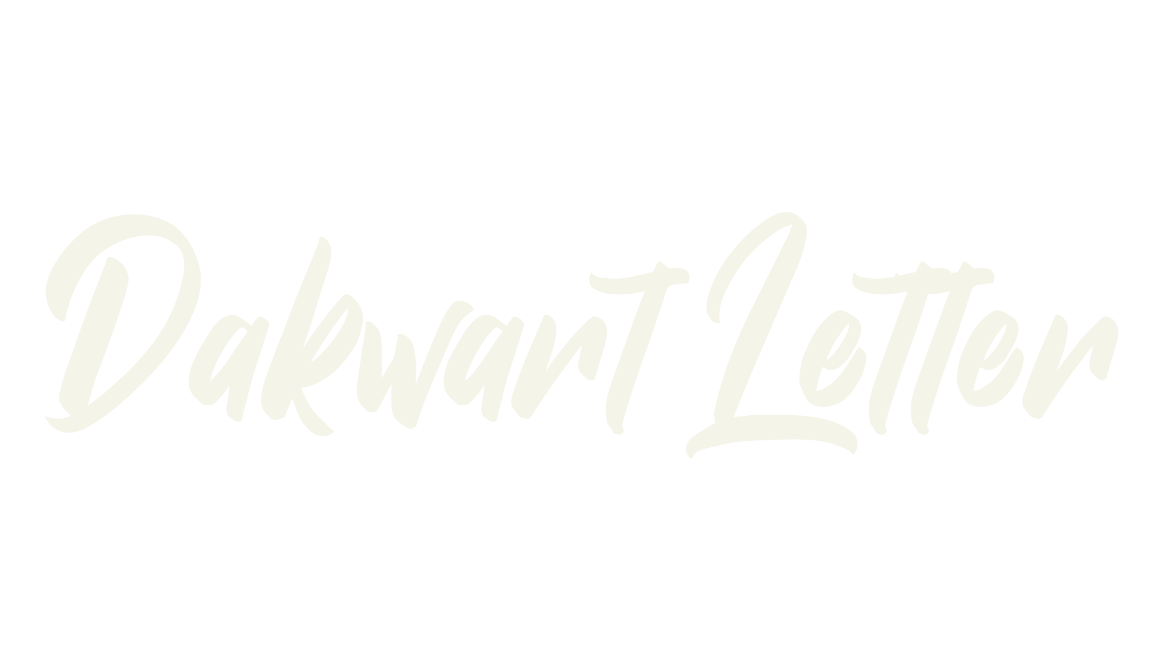 Dakwart Letter, hand lettering font preview