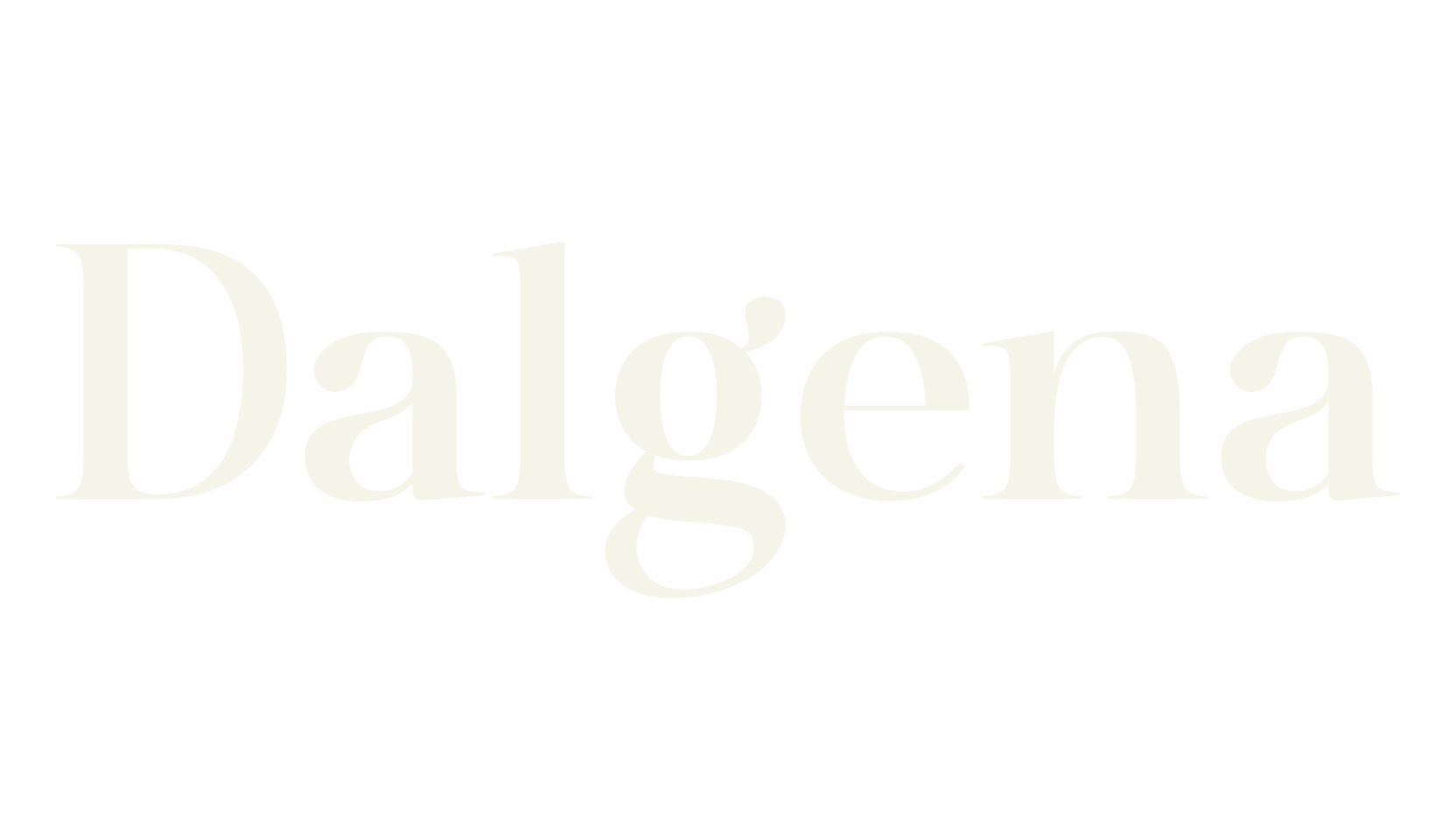 Dalgena, cute font preview