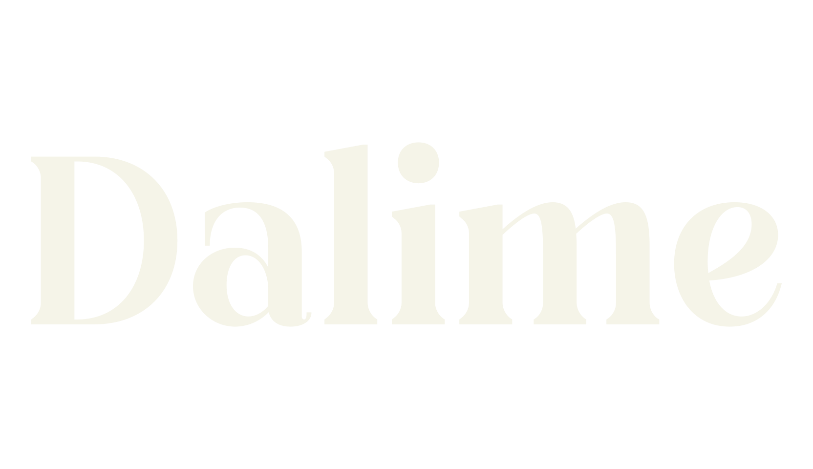 Dalime, curly font preview