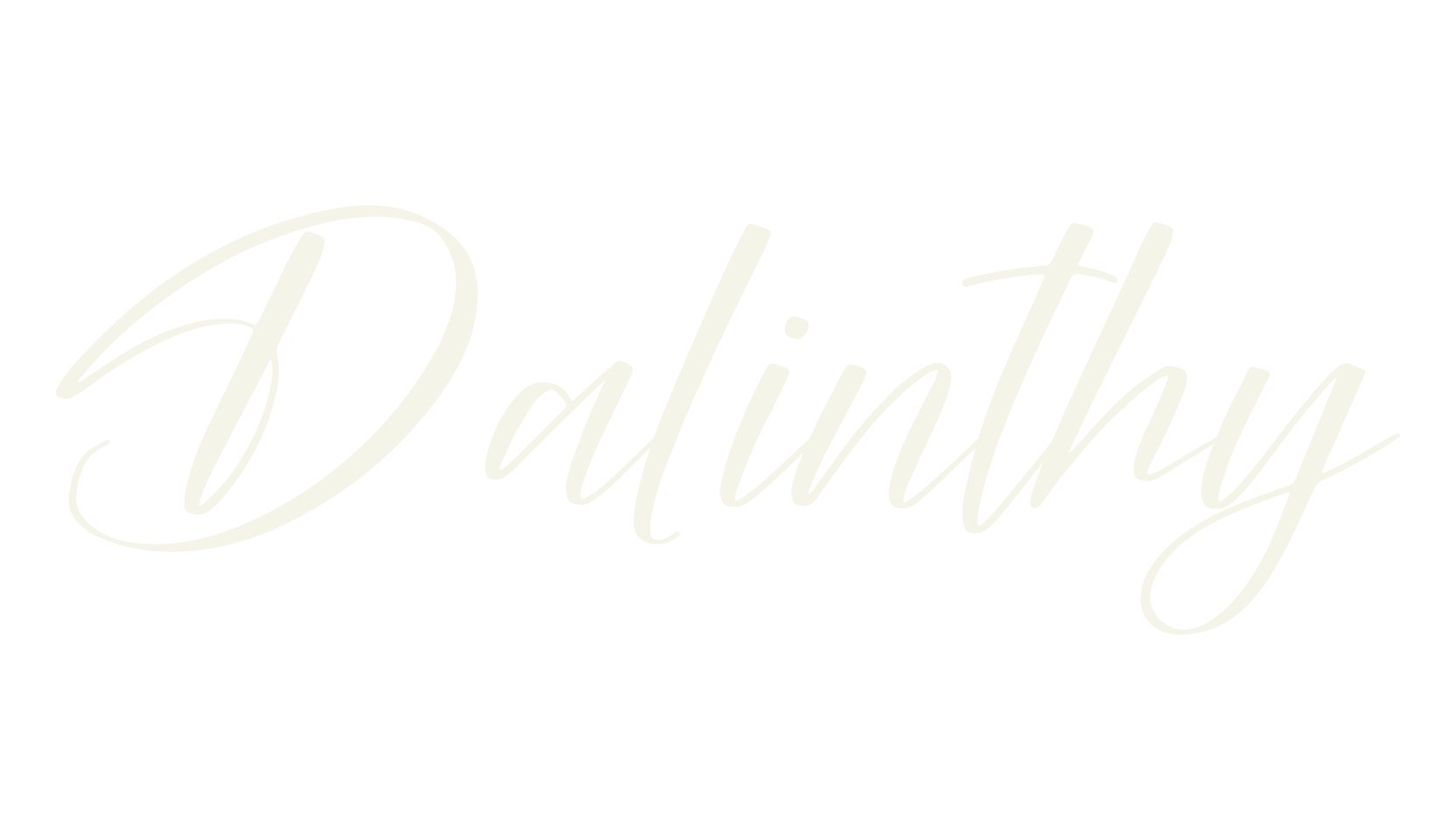 Dalinthy, script font preview