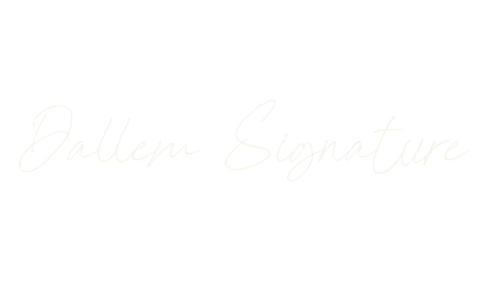 Dallem Signature, calligraphy font preview