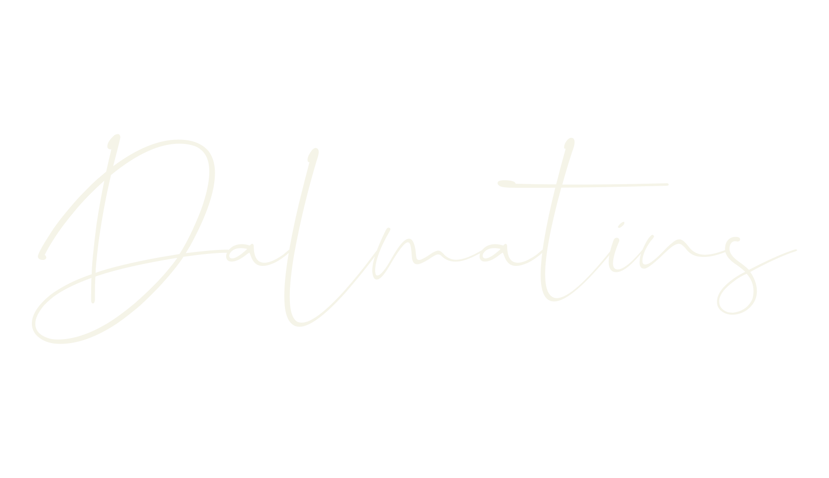 Dalmatins, signature font preview