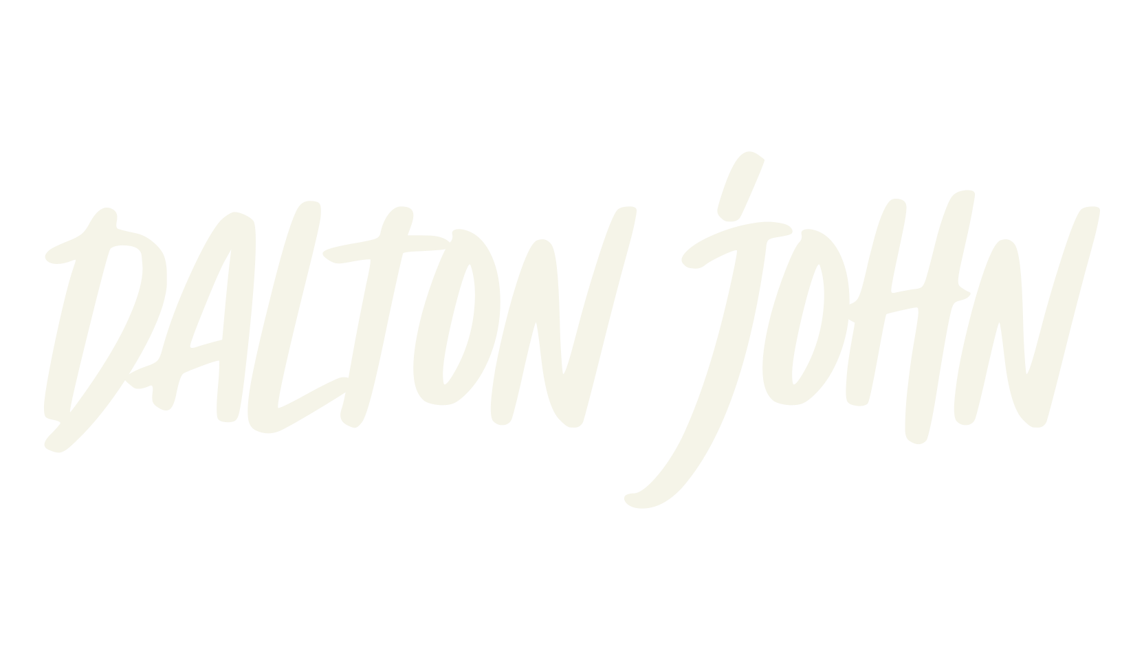 Dalton John, all caps font preview