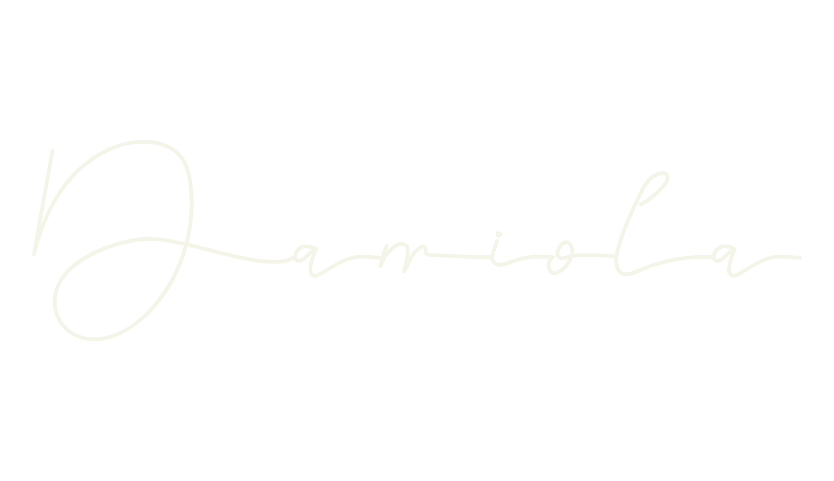Damiola, calligraphy font preview