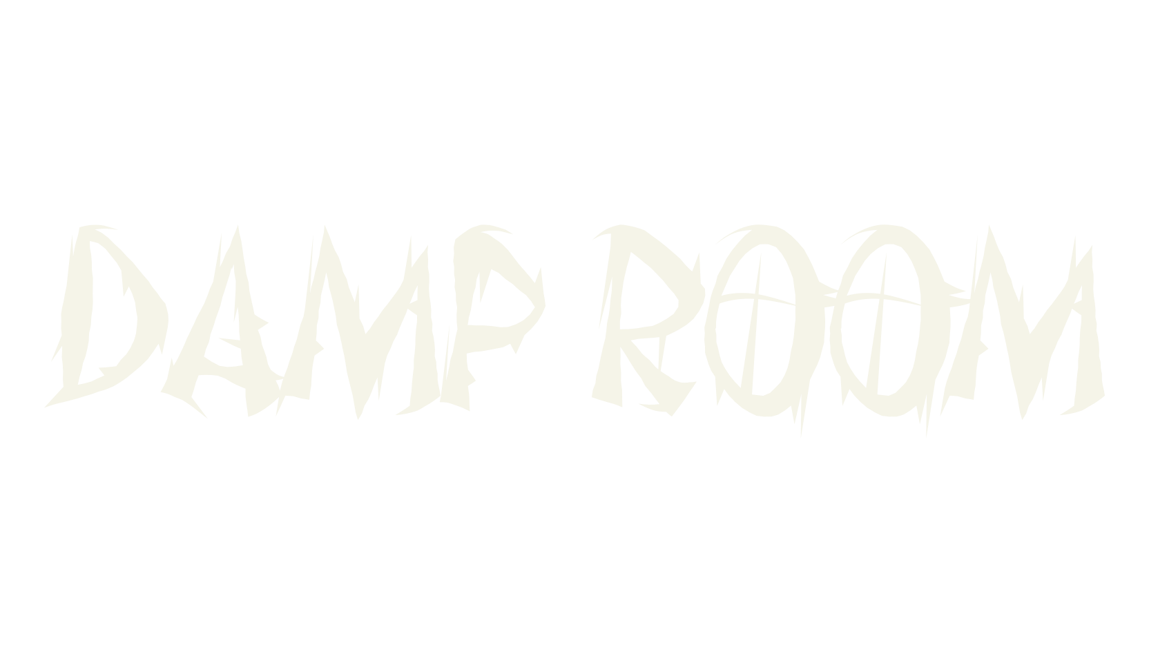 Damp Room, black metal font preview