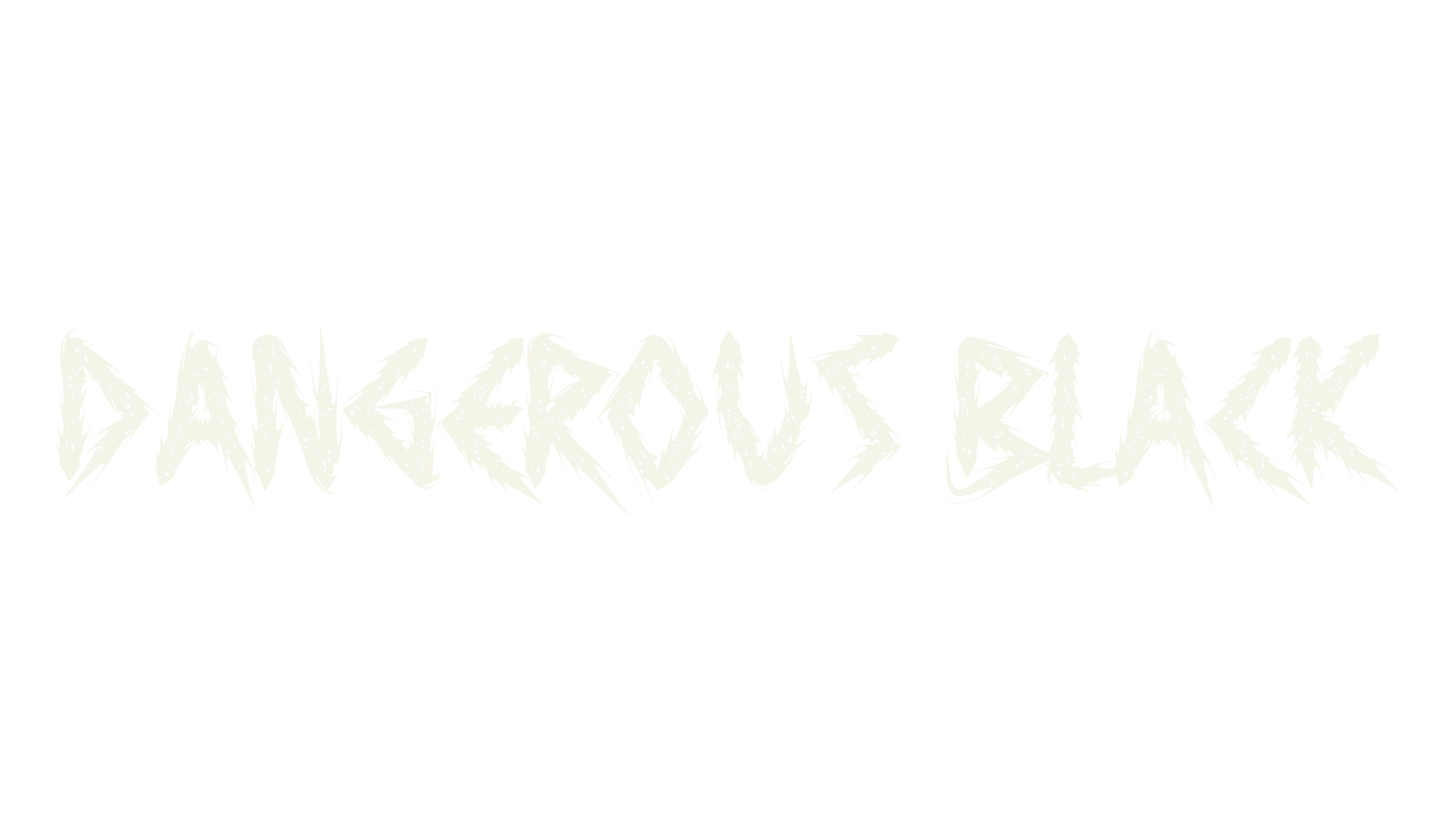 Dangerous Black, metal font preview