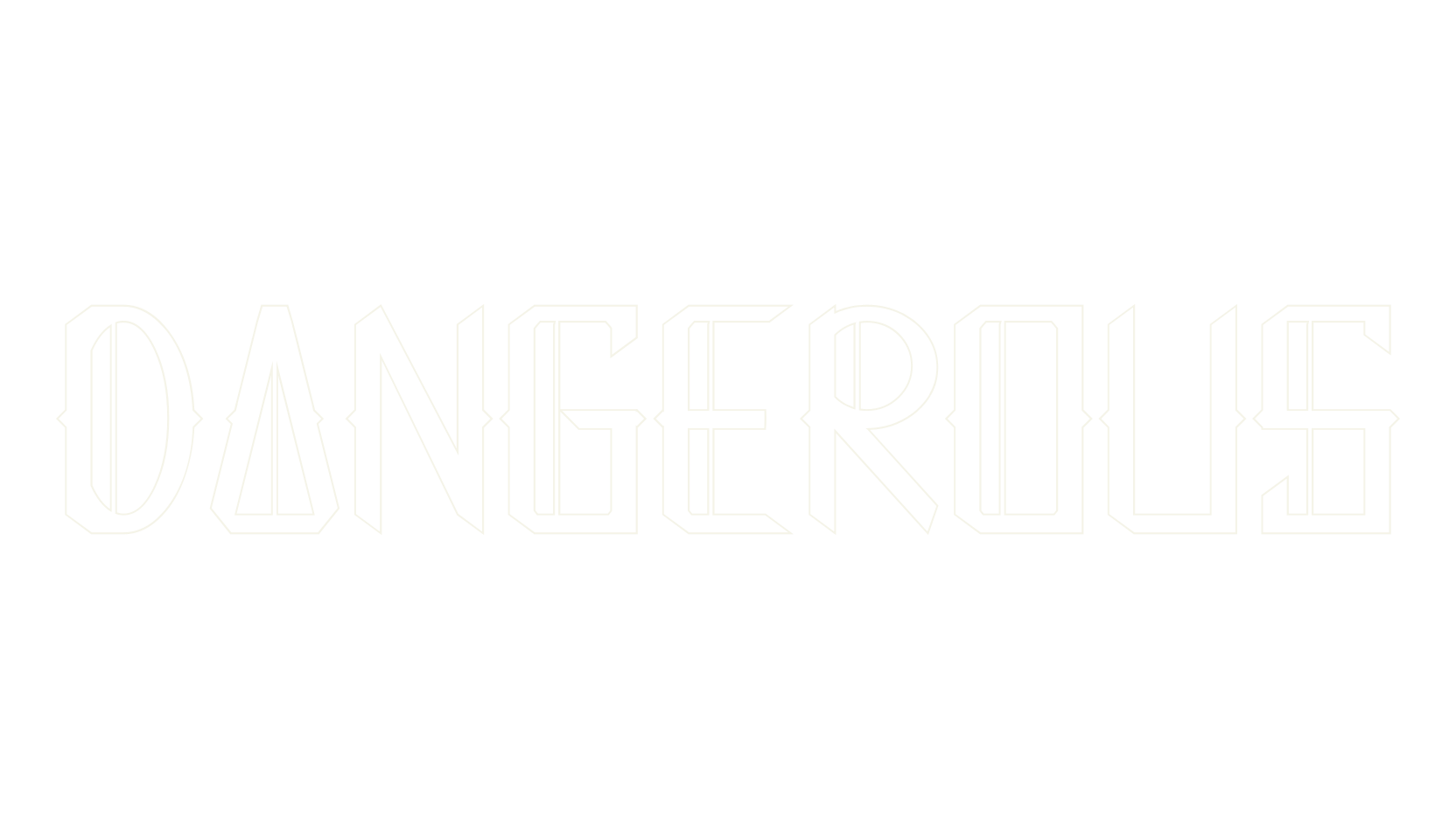 Dangerous, old english font preview
