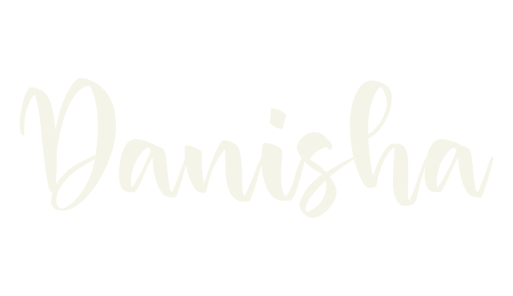 Danisha, fashion script font preview
