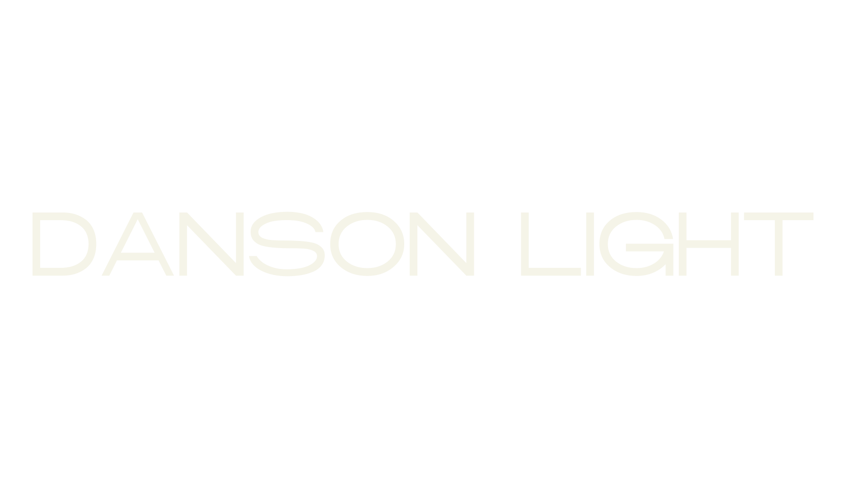 DANSON LIGHT, sans serif font preview