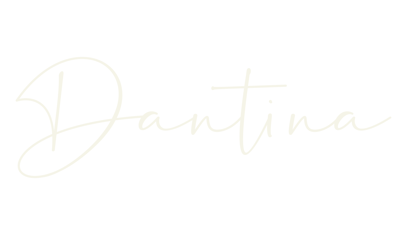 Dantina, signature font preview