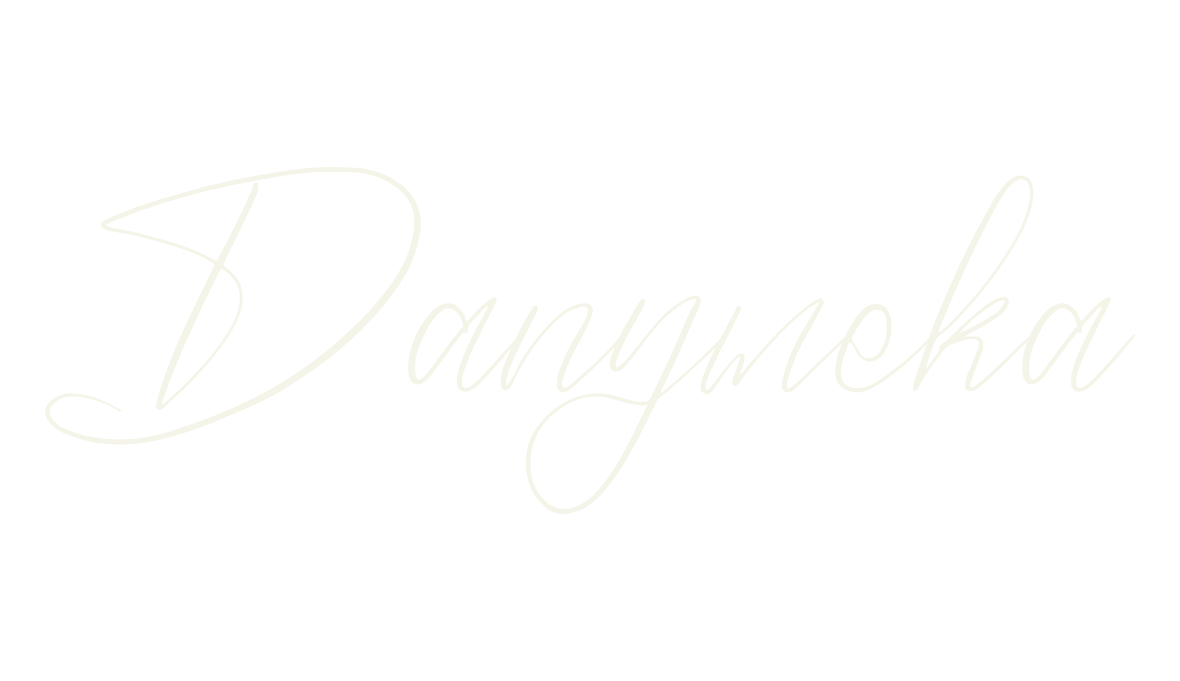 Danymeka, script font preview