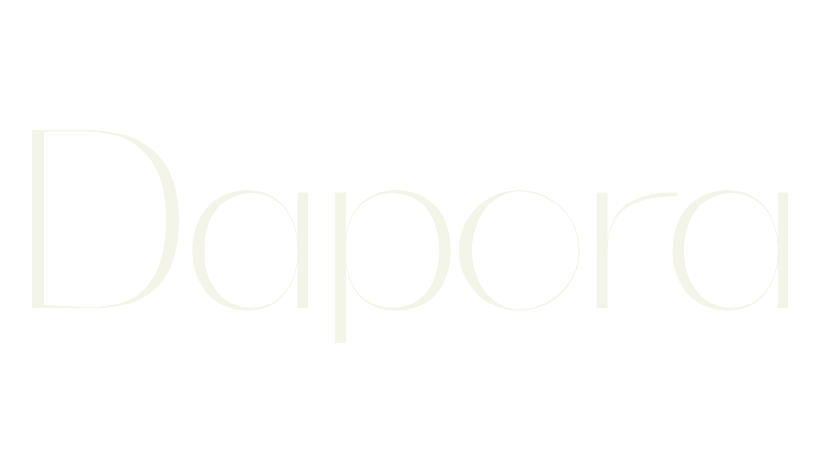 Dapora, sans serif font preview