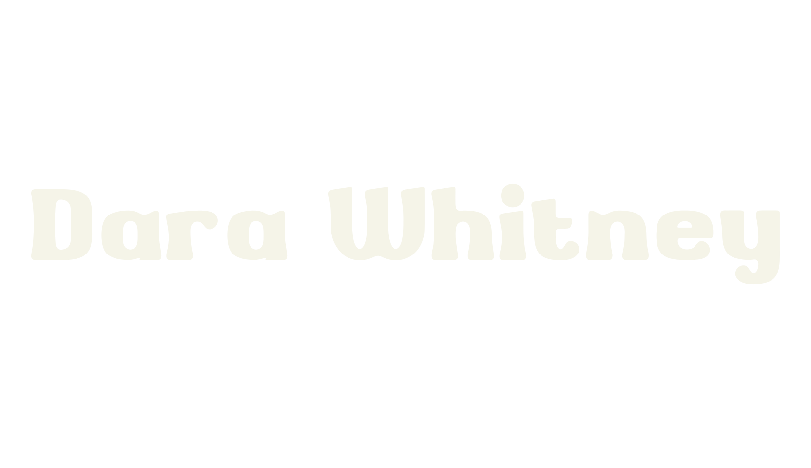 Dara Whitney, sans serif font preview