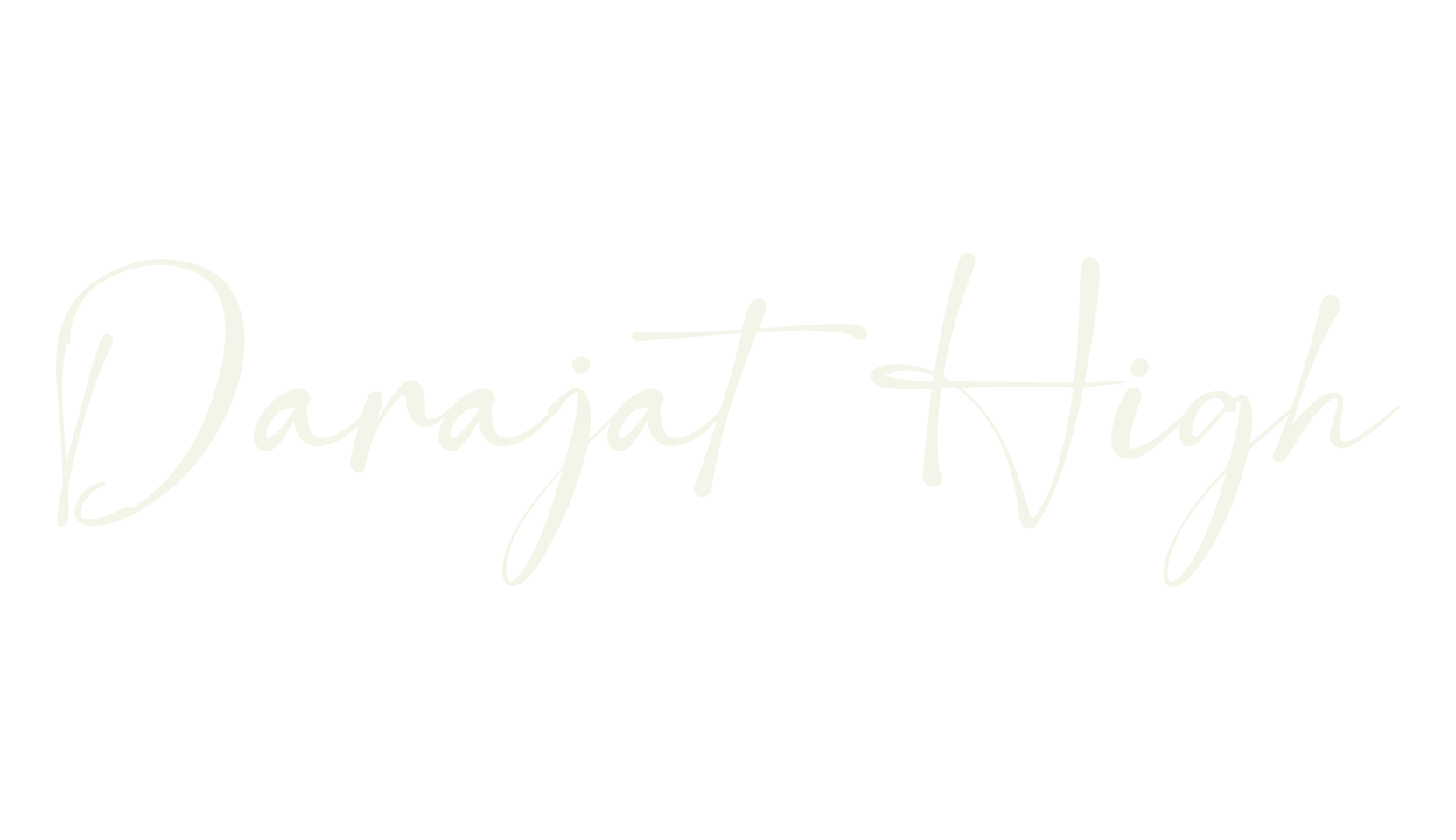Darajat High, handwriting font preview