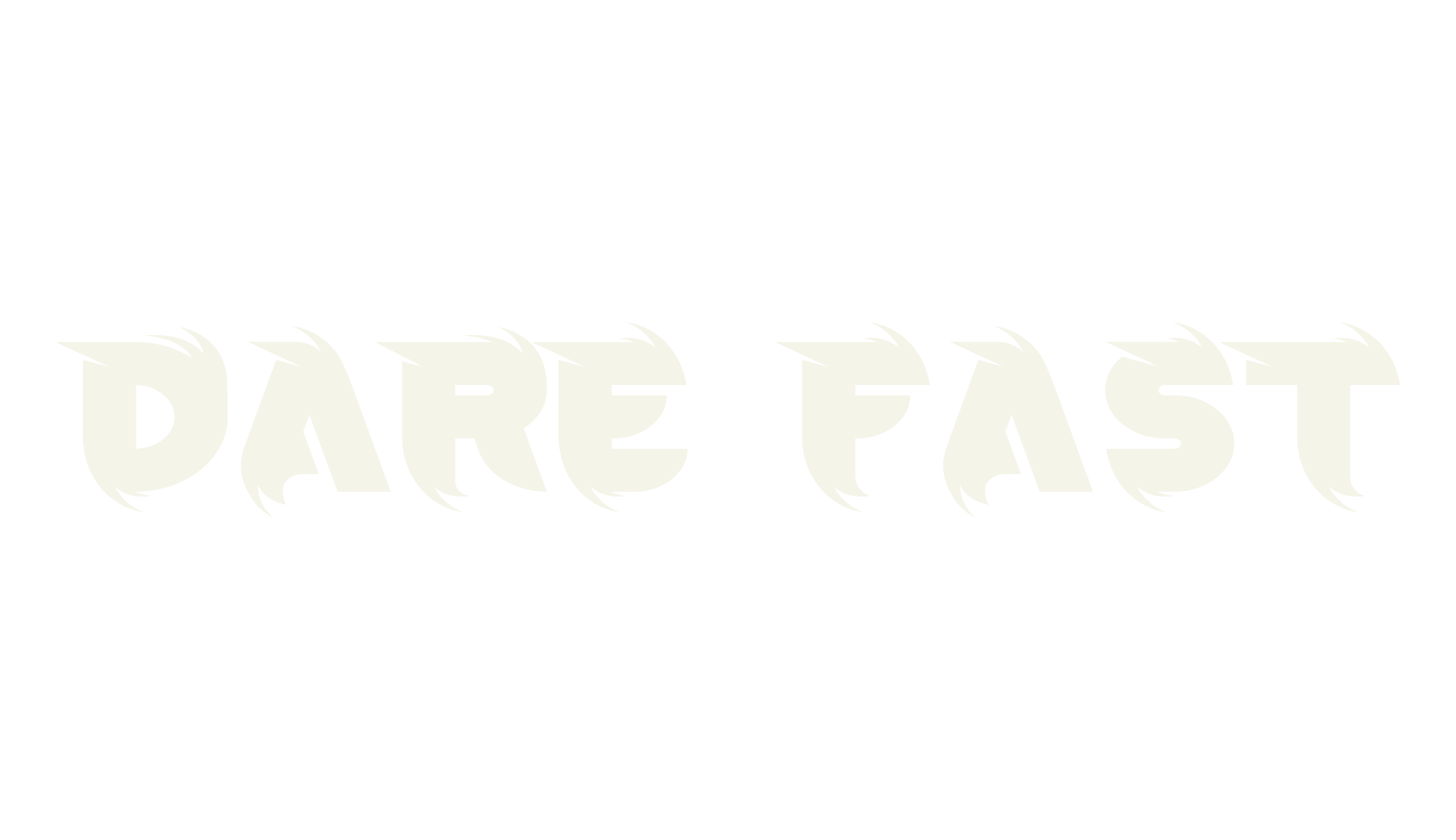 Dare Fast, racing font preview