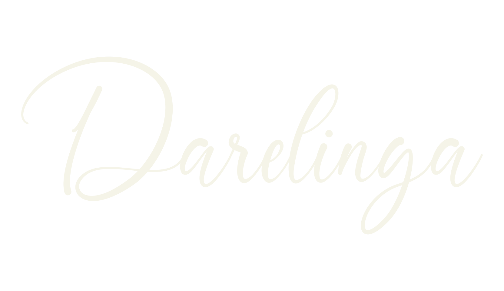 Darelinga, calligraphy font preview