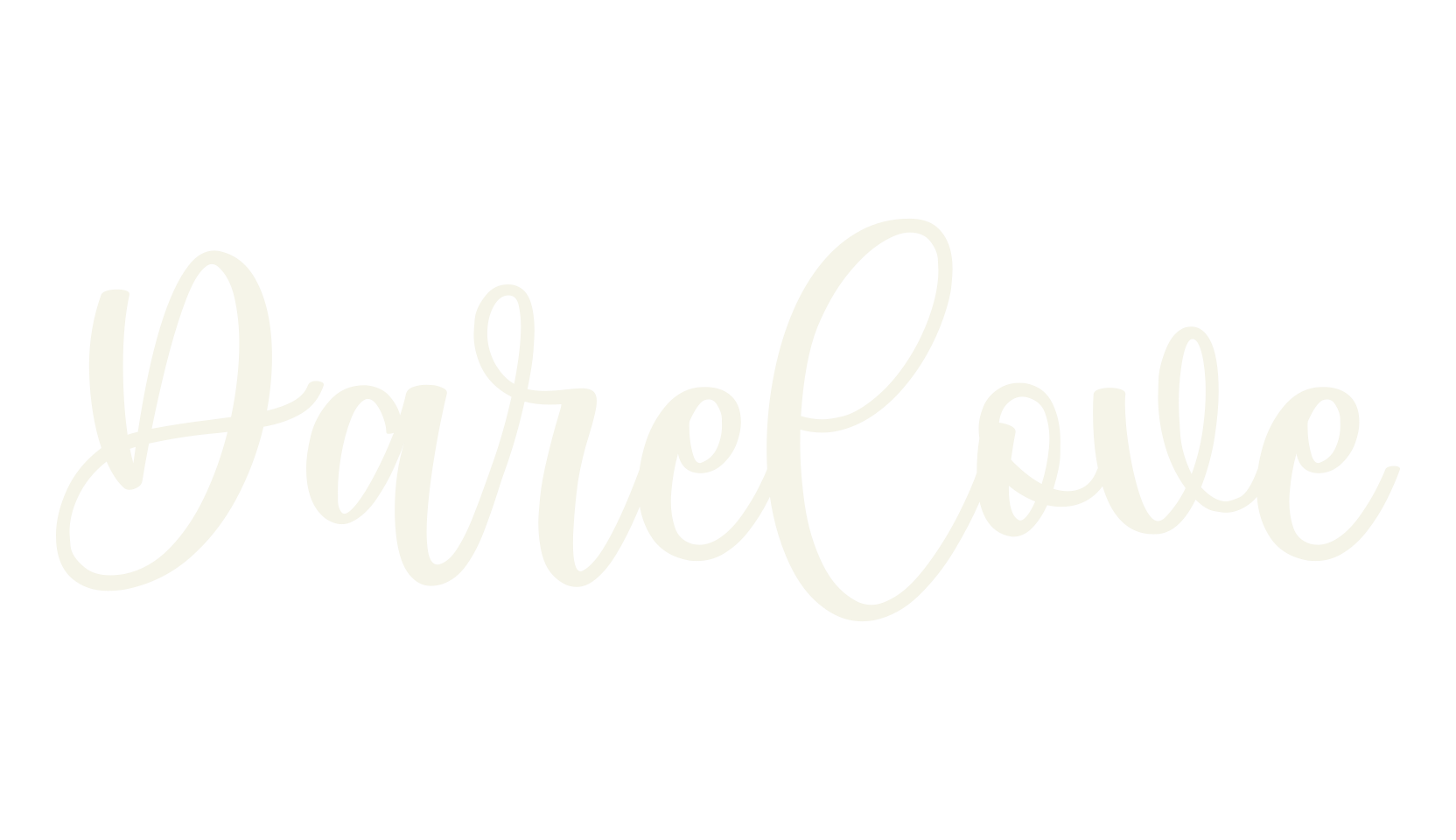 Darelove, modern calligraphy font preview