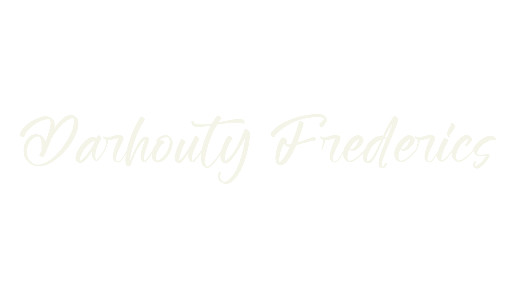 Darhouty Frederics, script font preview