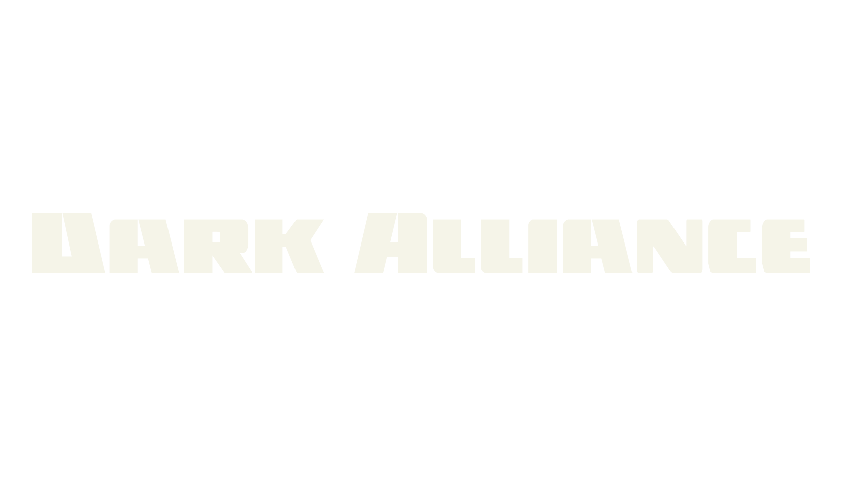 Dark Alliance, display market font preview