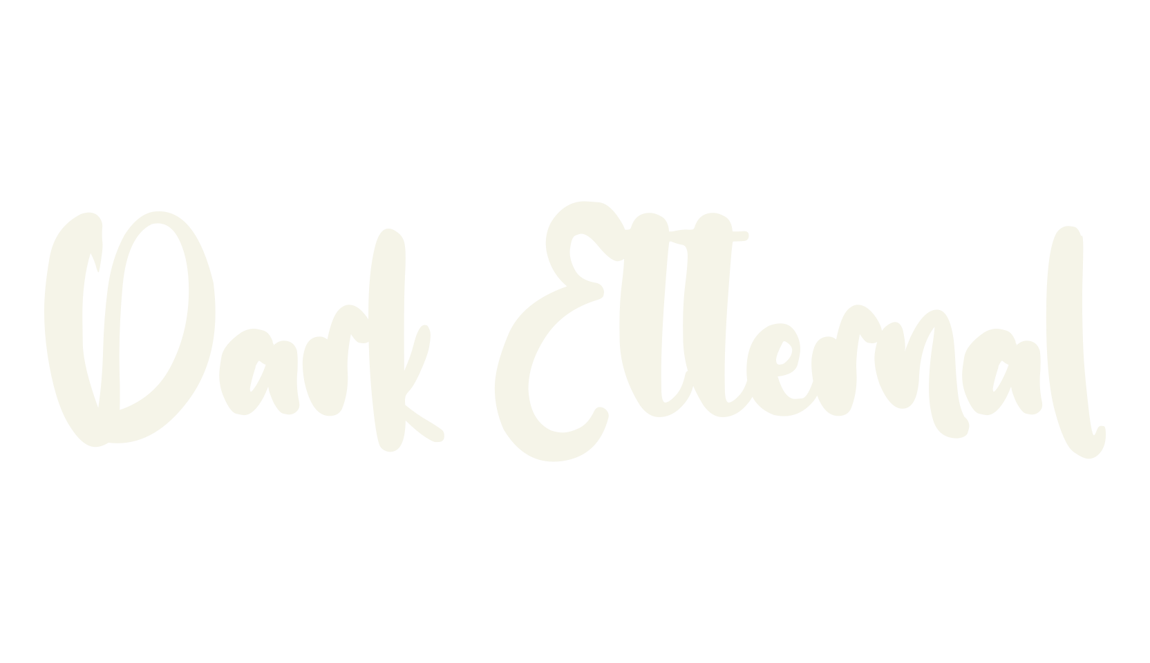 Dark Etternal, fashion sign font preview