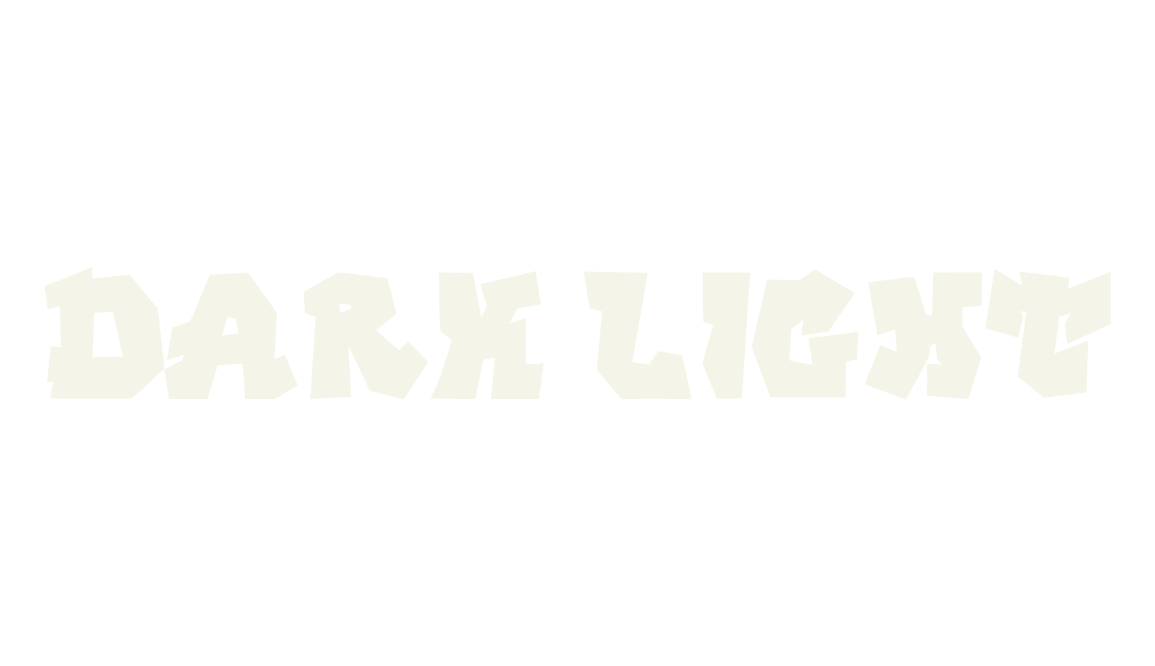 DARK LIGHT, graffiti font preview