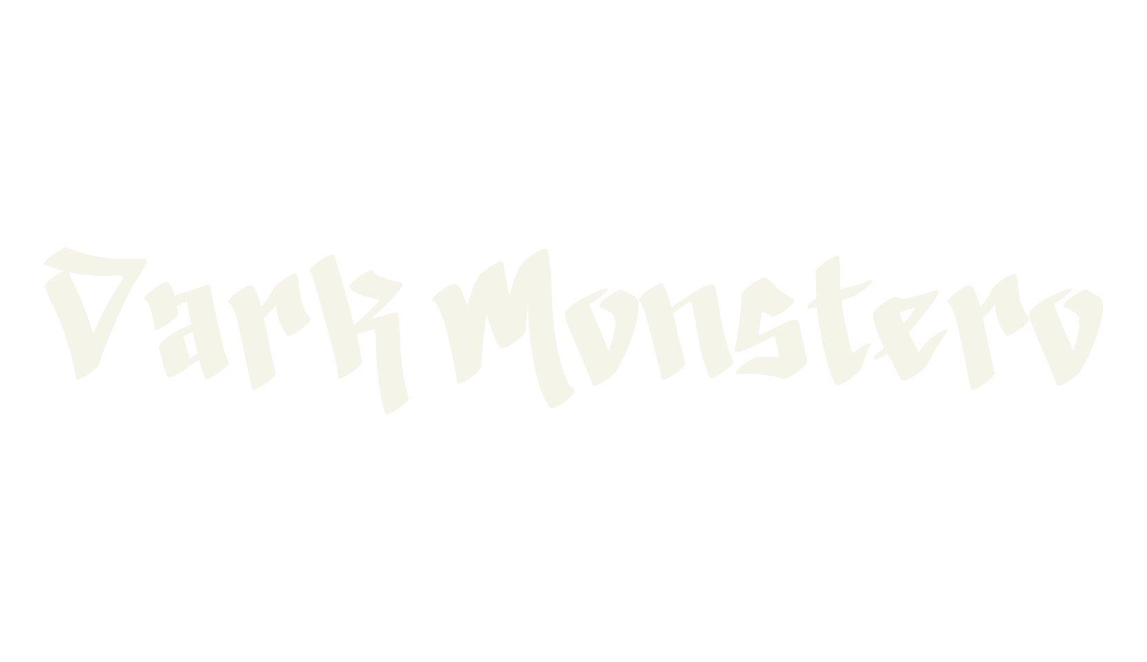 Dark Monstero, tattoo font preview