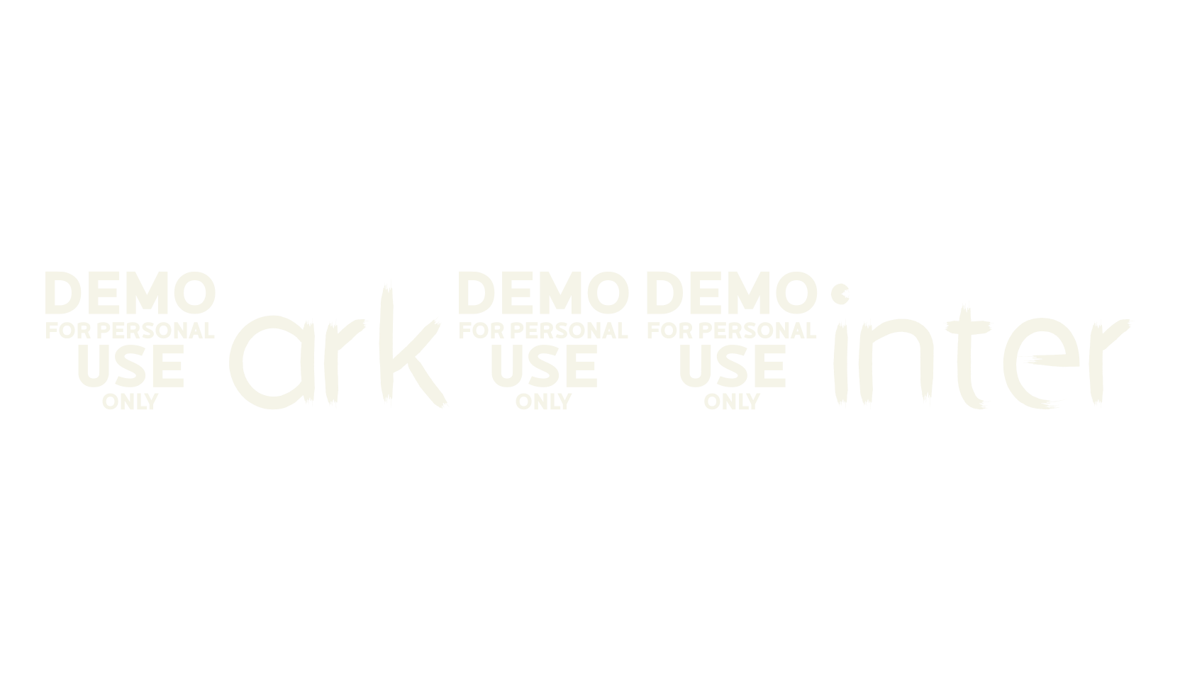 Dark Pinter, fantasy font preview