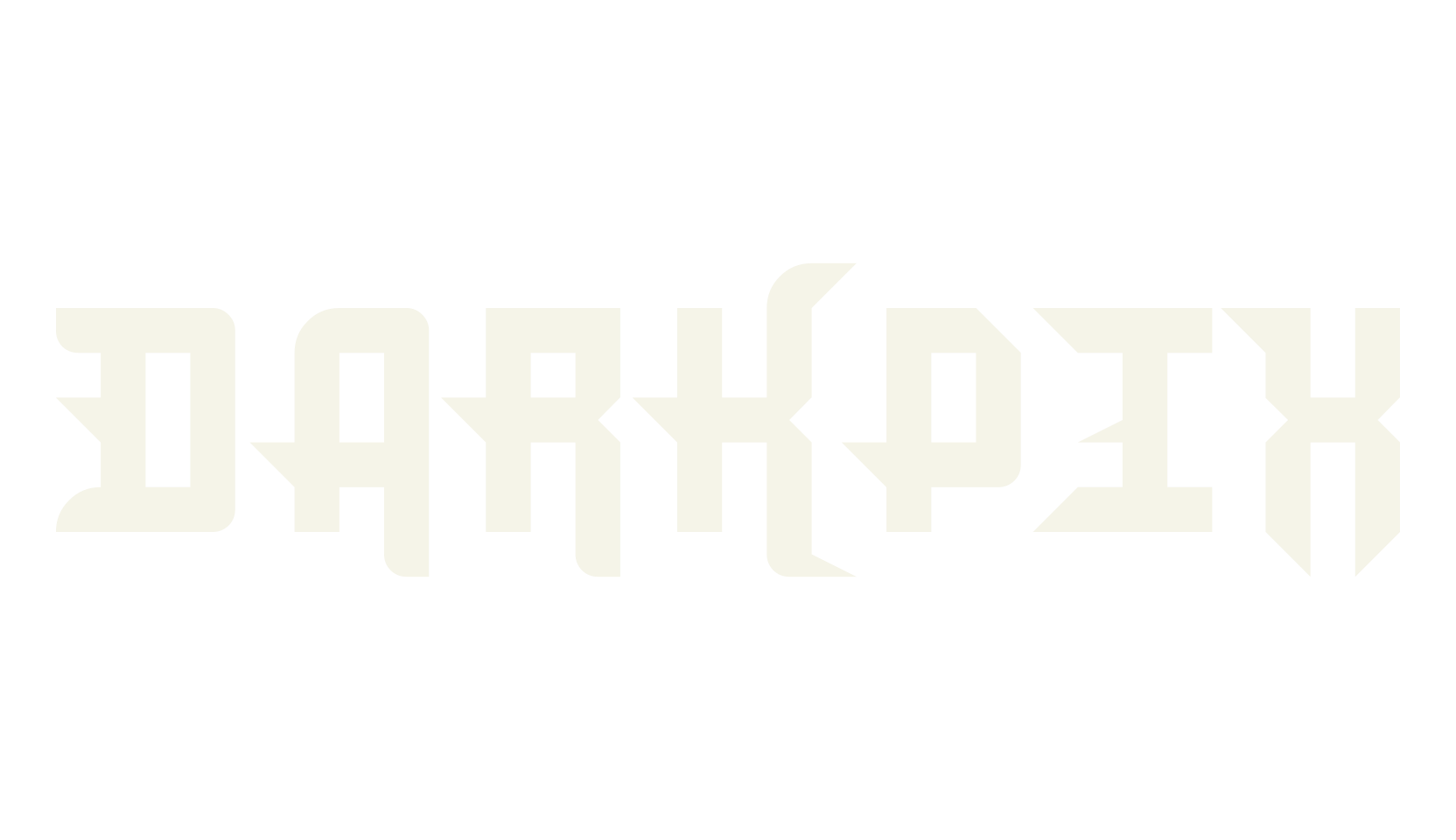 DarkPix, metal font preview