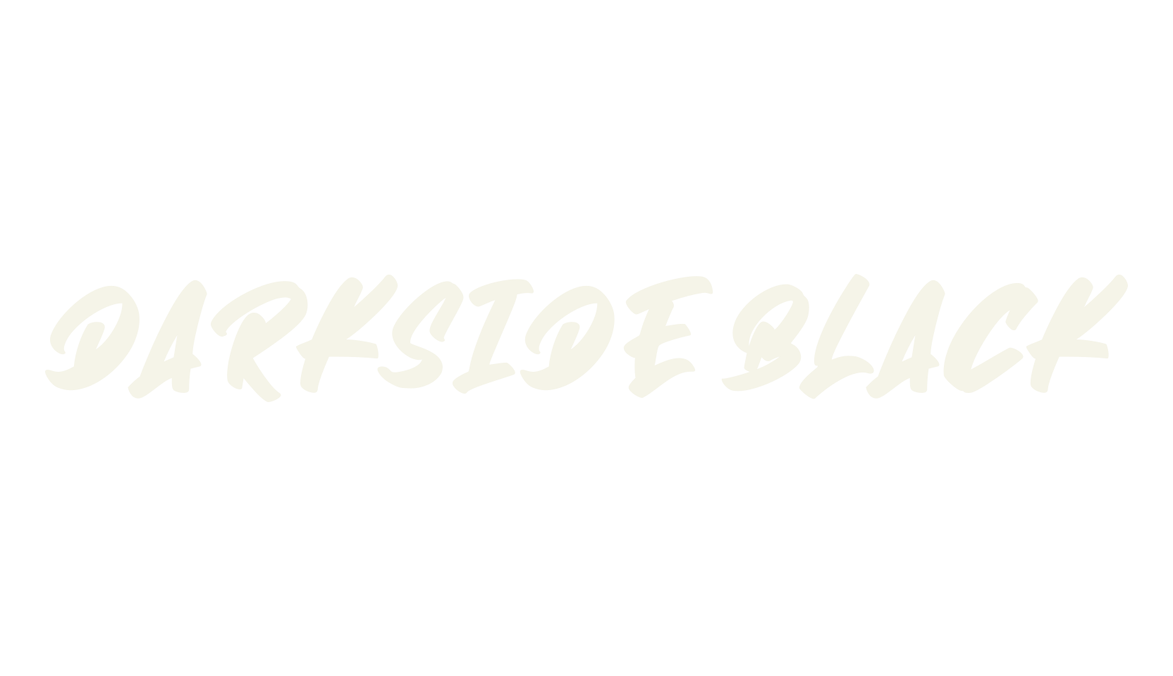 Darkside Black, magazine font preview