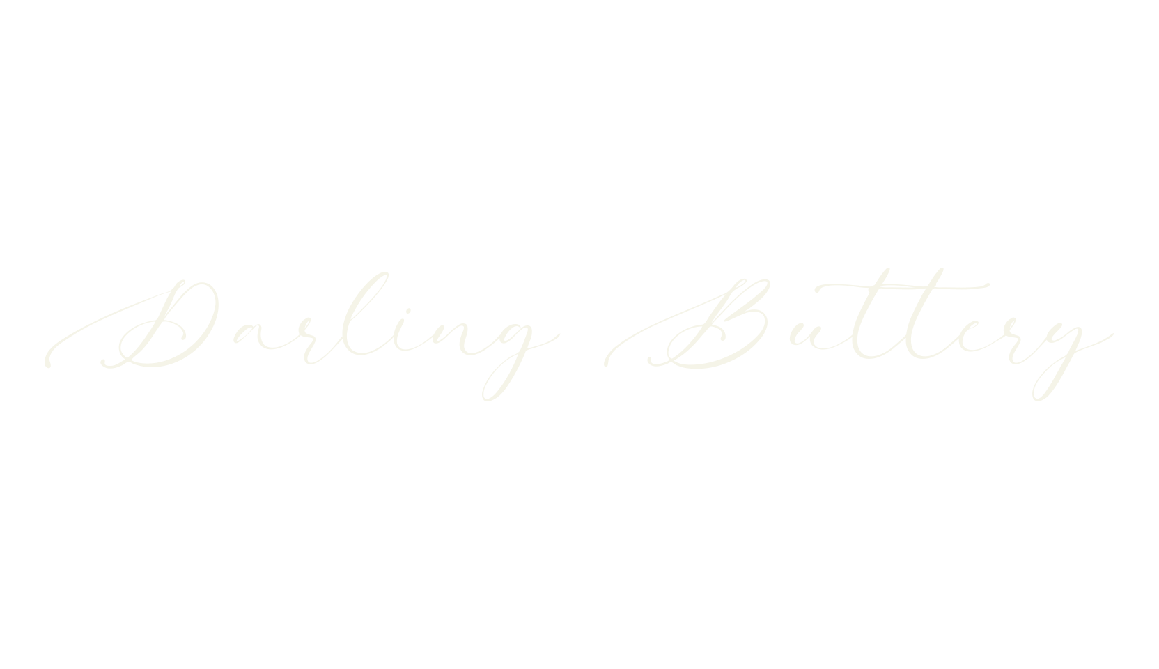 Darling Buttery, calligraphy font preview
