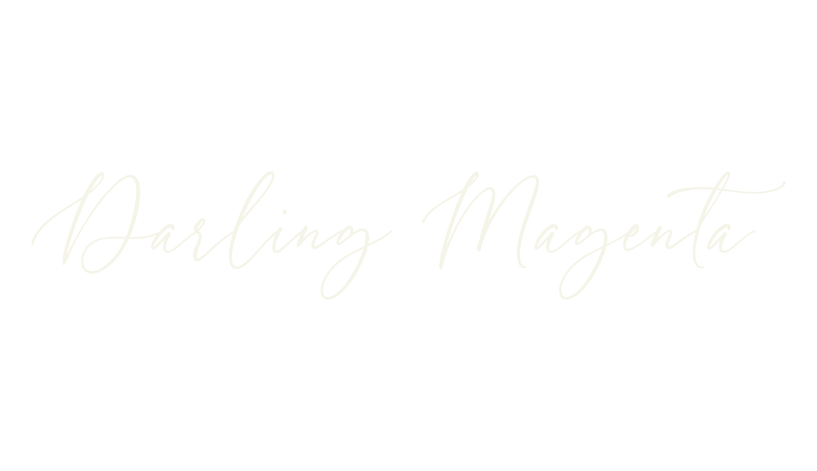 Darling Magenta, cursive font preview