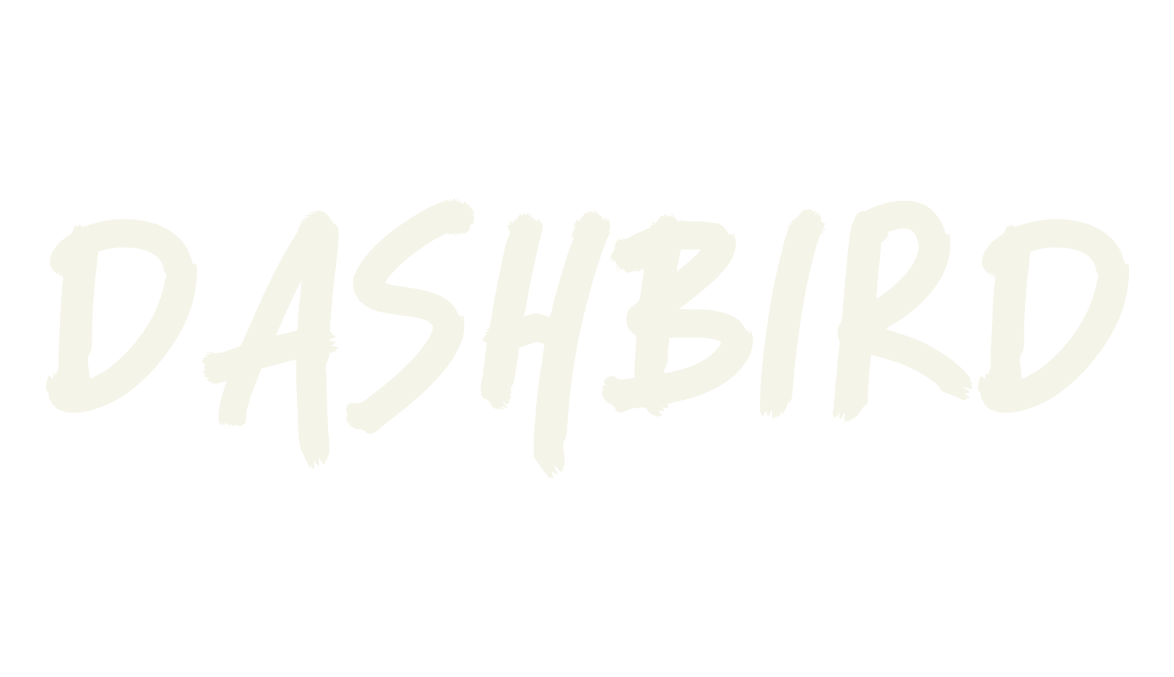 DASHBIRD, script font preview