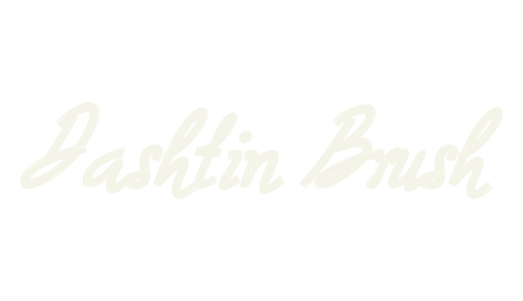 Dashtin Brush, cursive font preview
