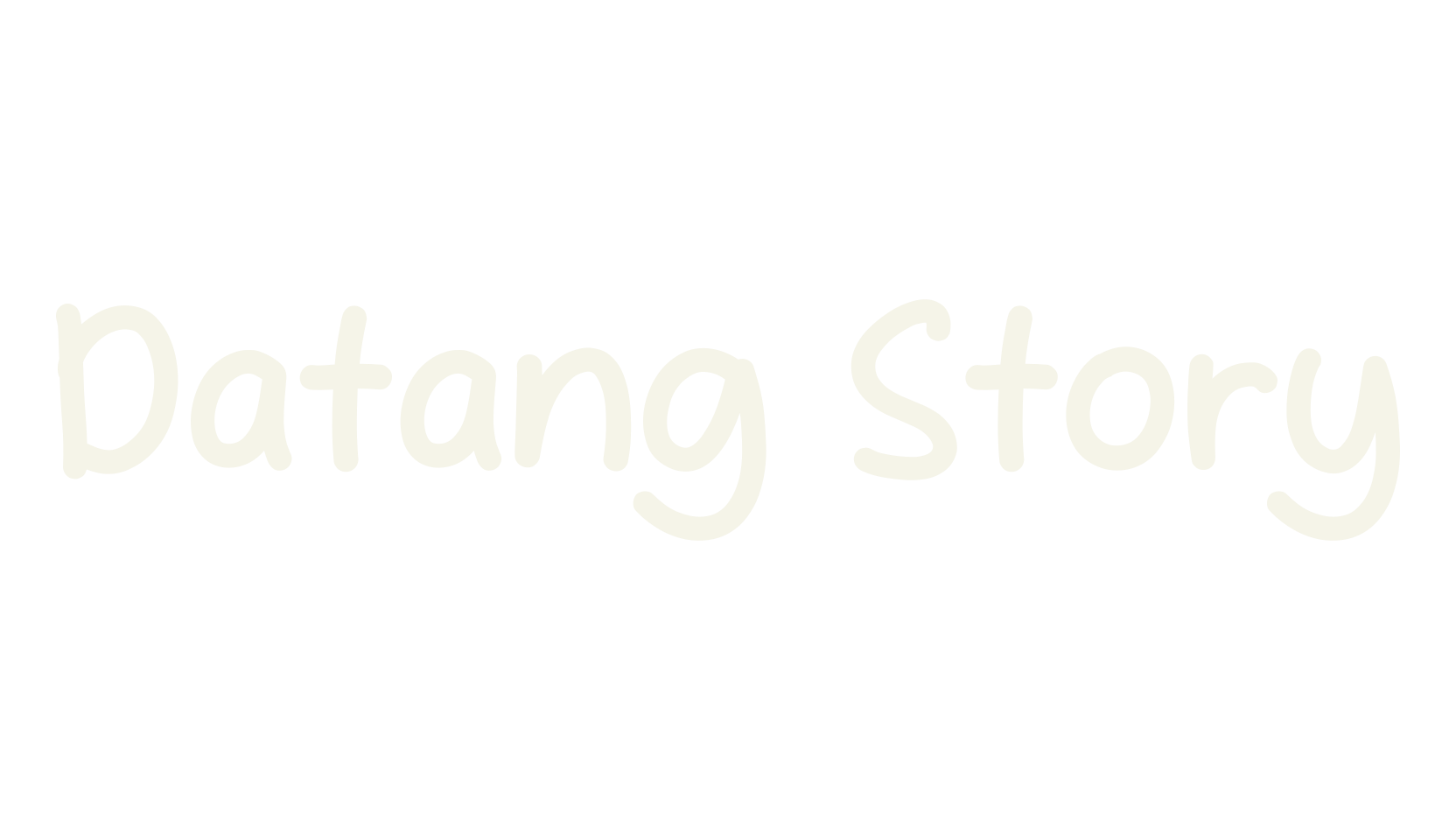 Datang Story, handwritten font preview