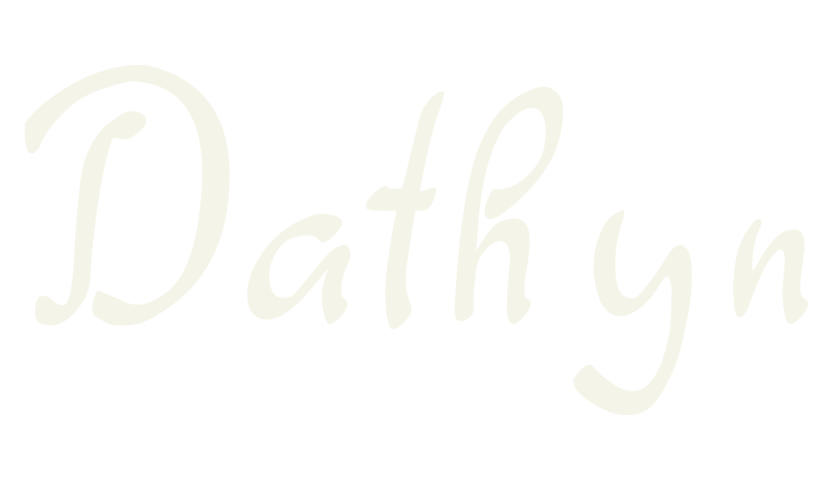 Dathyn, stencil font preview