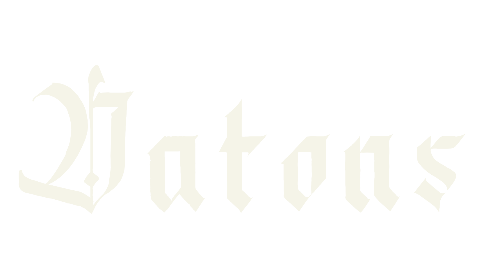 Datons, gothic font preview