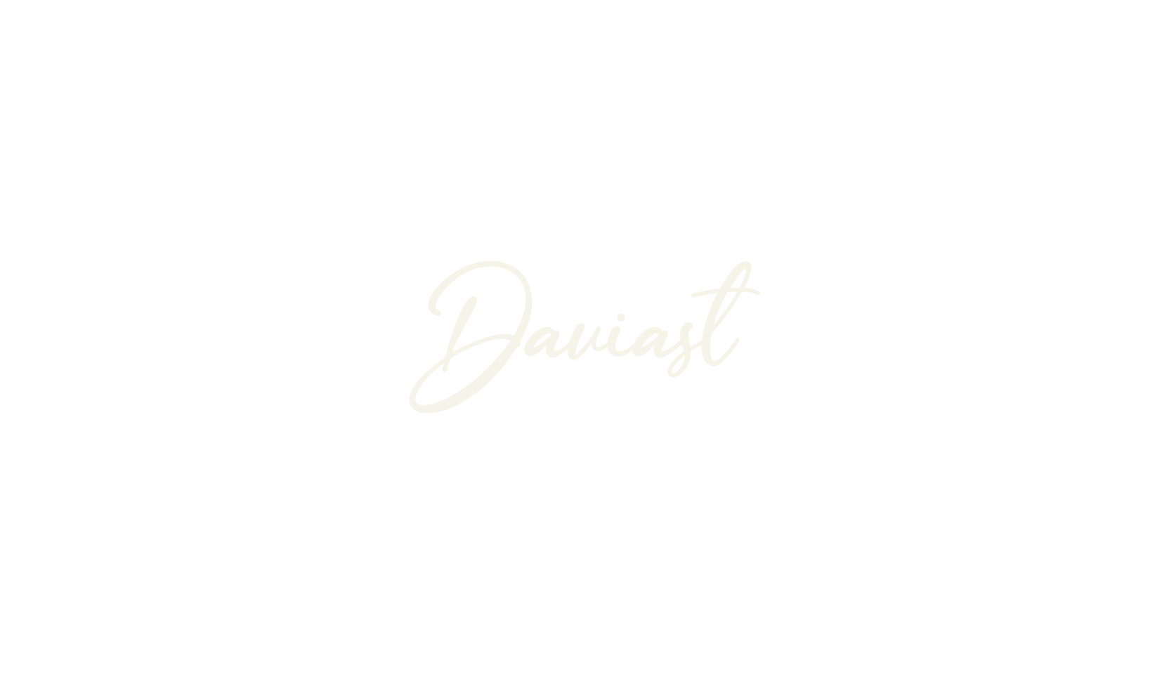 Daviast, fashion script font preview