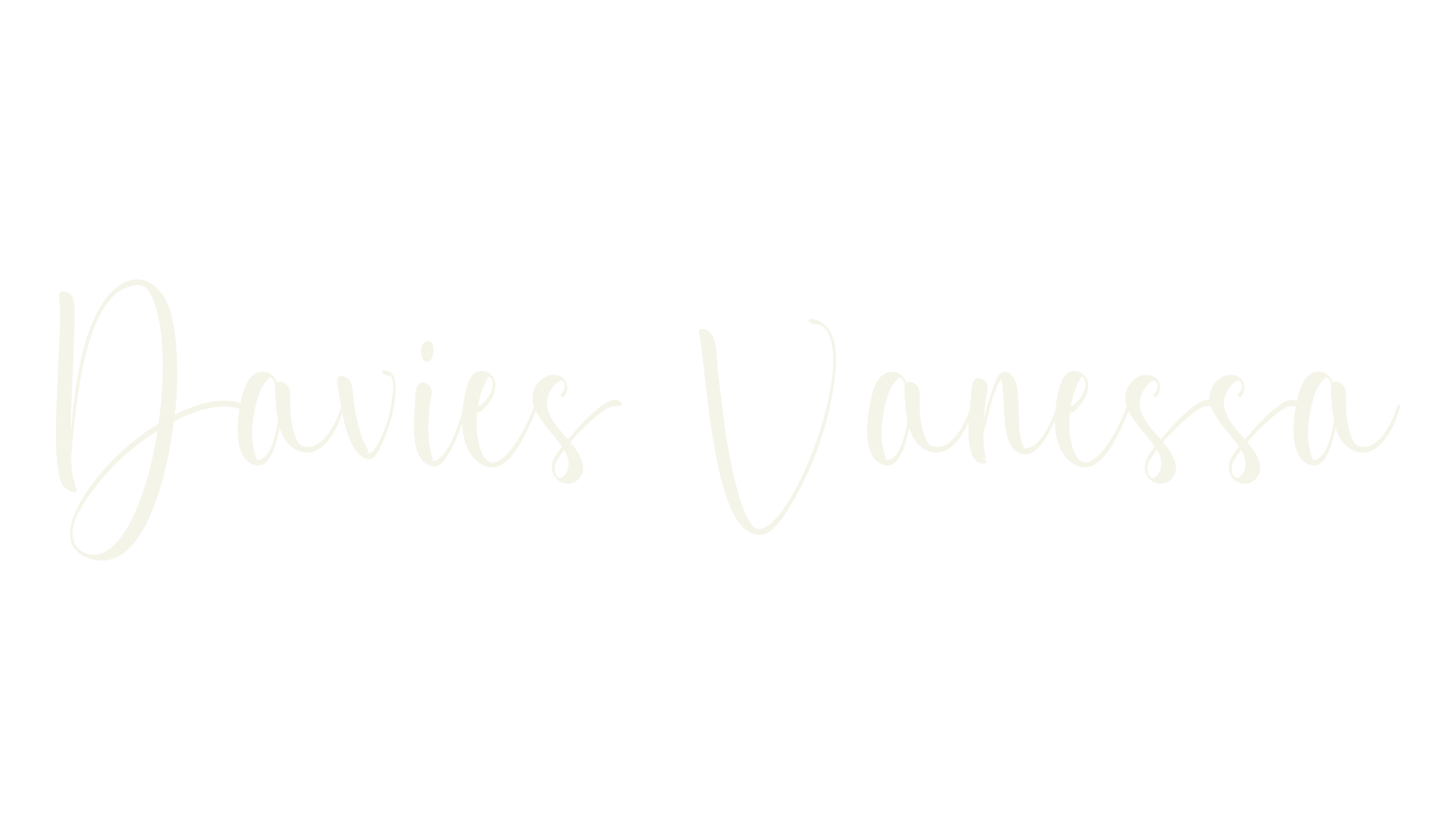 Davies Vanessa, calligraphy font preview
